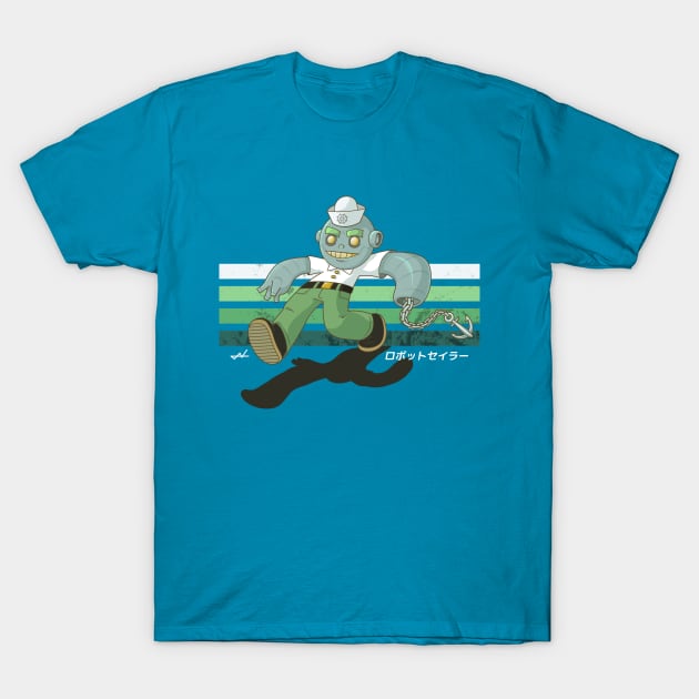 Sailor Robot T-Shirt by cintrao